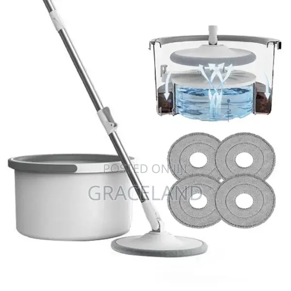 Original Spin Mop and Bucket Set Water Separation 360