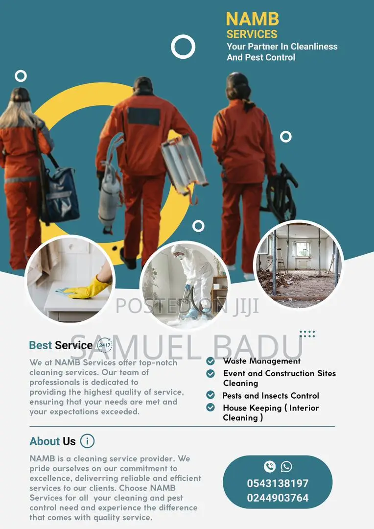 Cleaning And Facilities Maintenance