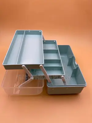 Portable Cosmetic Storage Box Organizer And