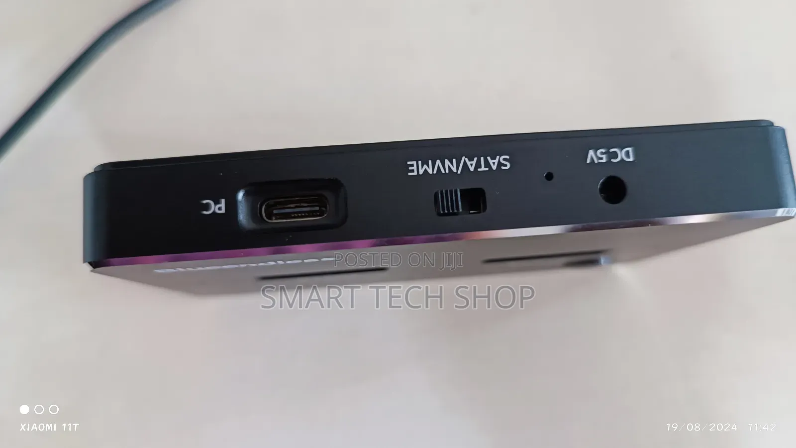 Dual Bay Nvme M.2 SSD 10gbps SSD External Clone Adaptor