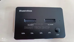 Dual Bay Nvme M.2 SSD 10gbps SSD External Clone Adaptor