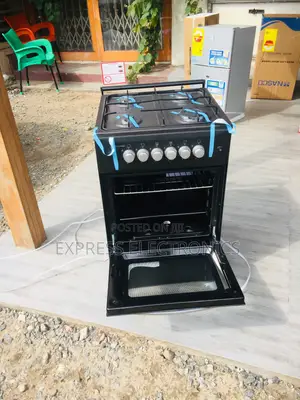 High Quality Sleek Black Volcano 4burner 50/50
