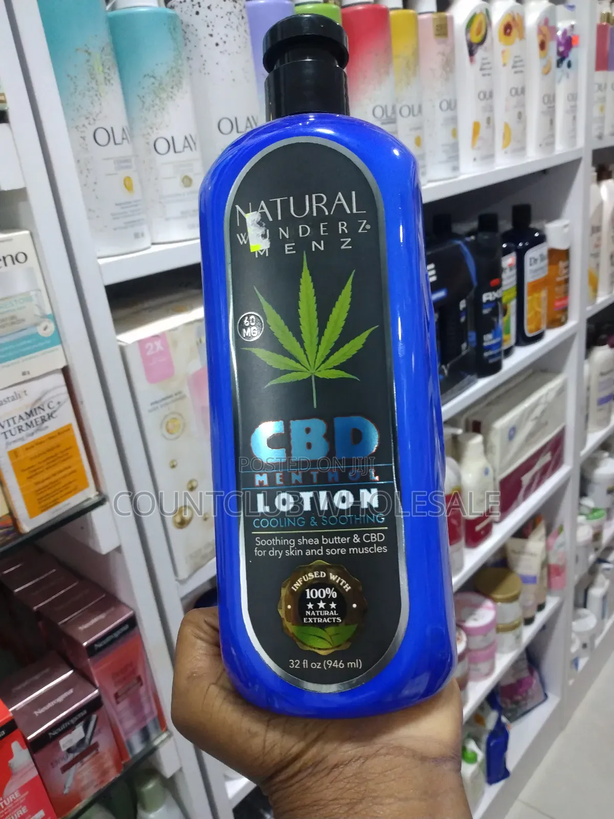 Natural Wonders Menz CBD Menthol Lotion
