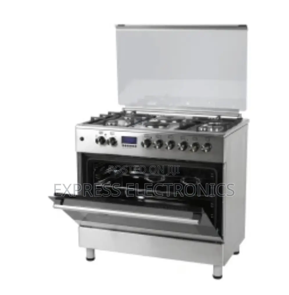 Ultra-Fine Sliver Gas Cooker Oven Grill 60/90 6burner Ferre