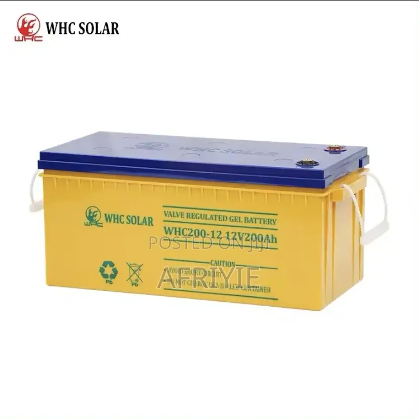 WHC Solar Battery 12V 200ah 100ah