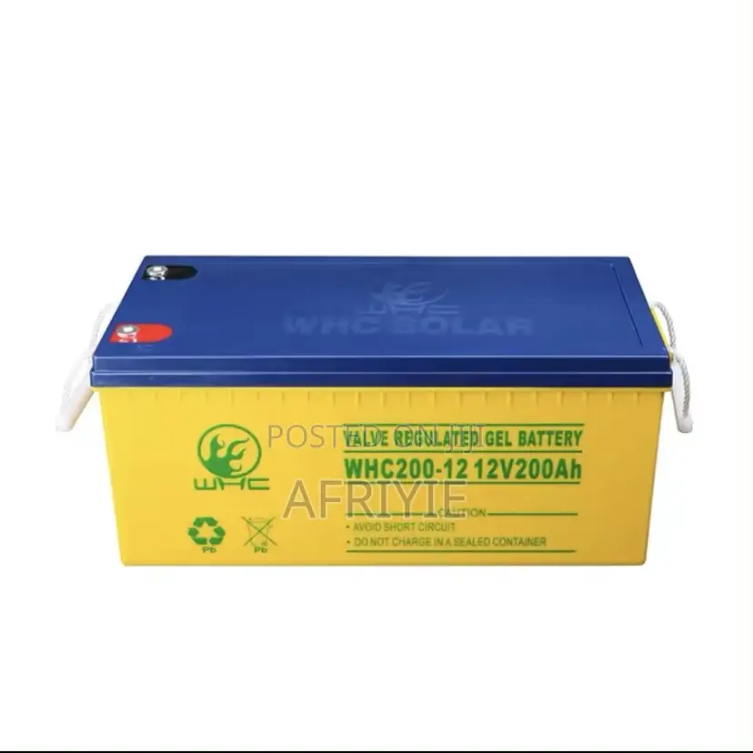 WHC Solar Battery 12V 200ah 100ah