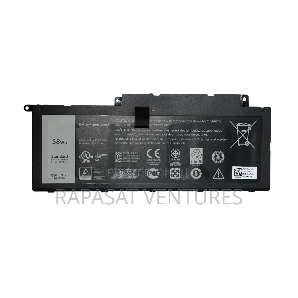 Dell F7hvr Battery