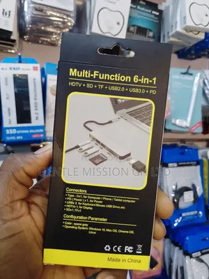 6in1 Type C Adapter for Laptop