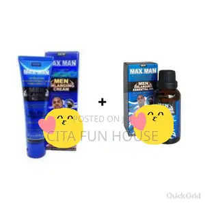 Maxman Penis Enlargement Cream + Oil