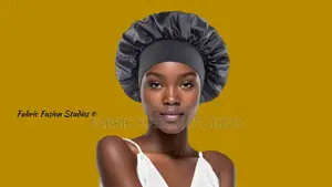 Silk Satin Bonnets With Band