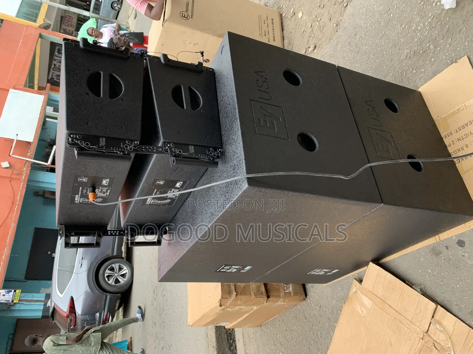 JAC Line Array,Ev Double Sub,Amplifiers Set as Seen