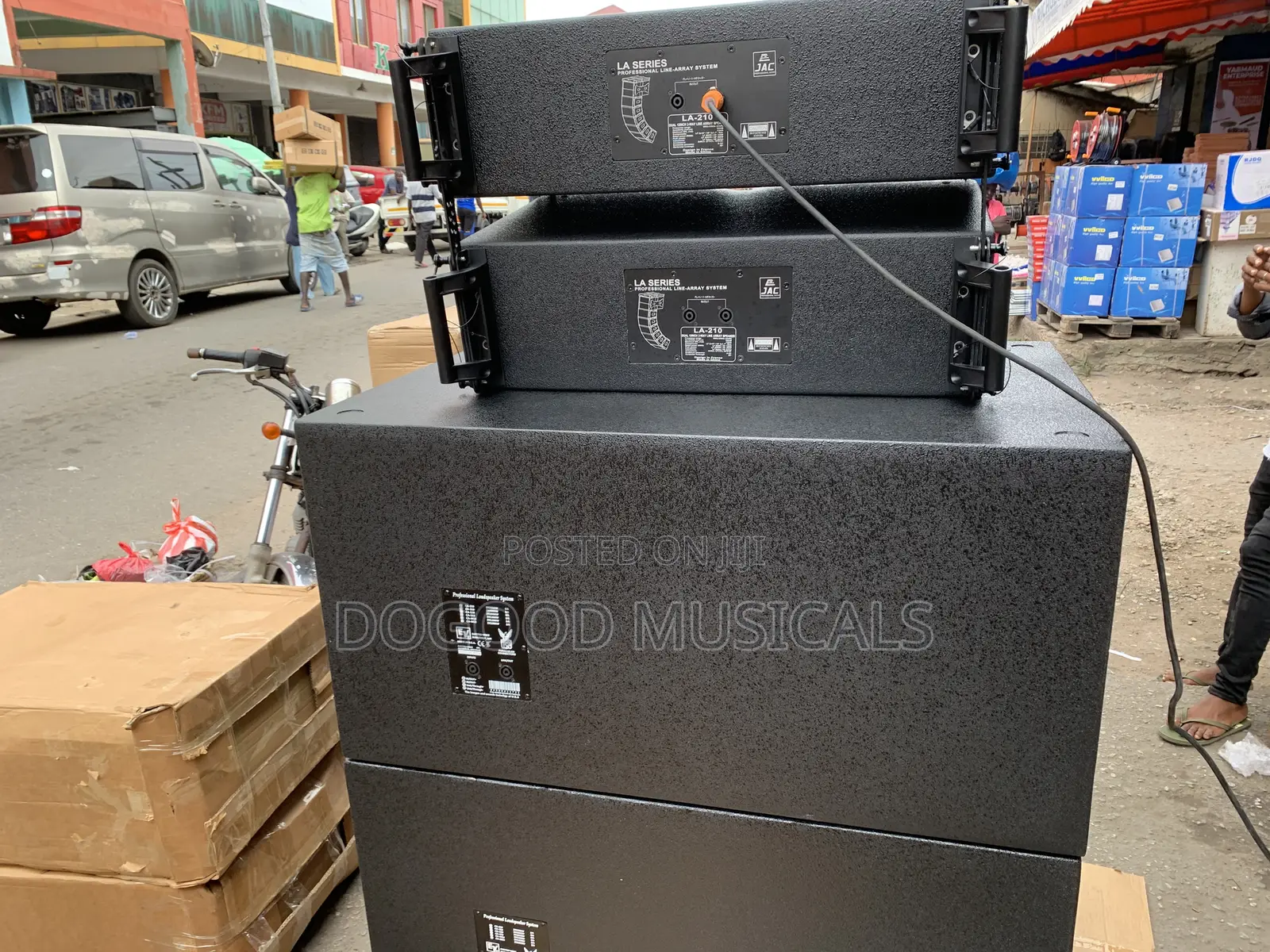 JAC Line Array,Ev Double Sub,Amplifiers Set as Seen