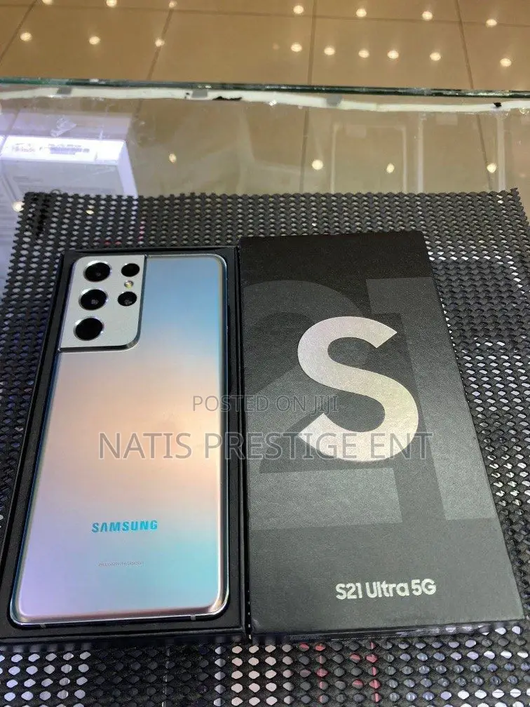 New Samsung Galaxy S21 Ultra 5G 256 GB Silver
