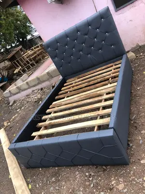 Double Dark Double Bed