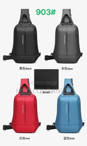 Anti-Theft Waterproof Crossbody Chest Outdoor Sling Side Bag