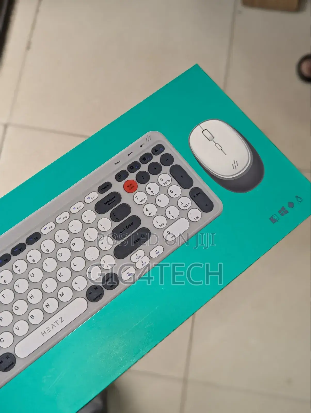 Heatz Zk25 Wireless Keyboard + Mouse + Bluetooth