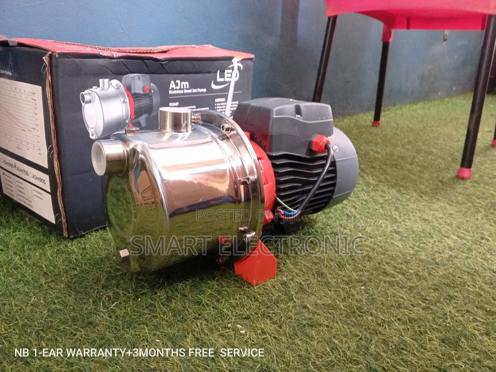 Leo Water Pump Water Pump 1.0HP Stainless Steel -Jet Unique