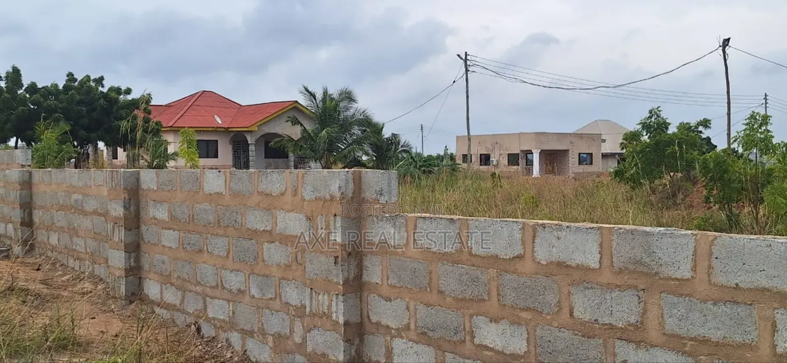 Neatly Leveled Half Plots at Prampram Beach Road