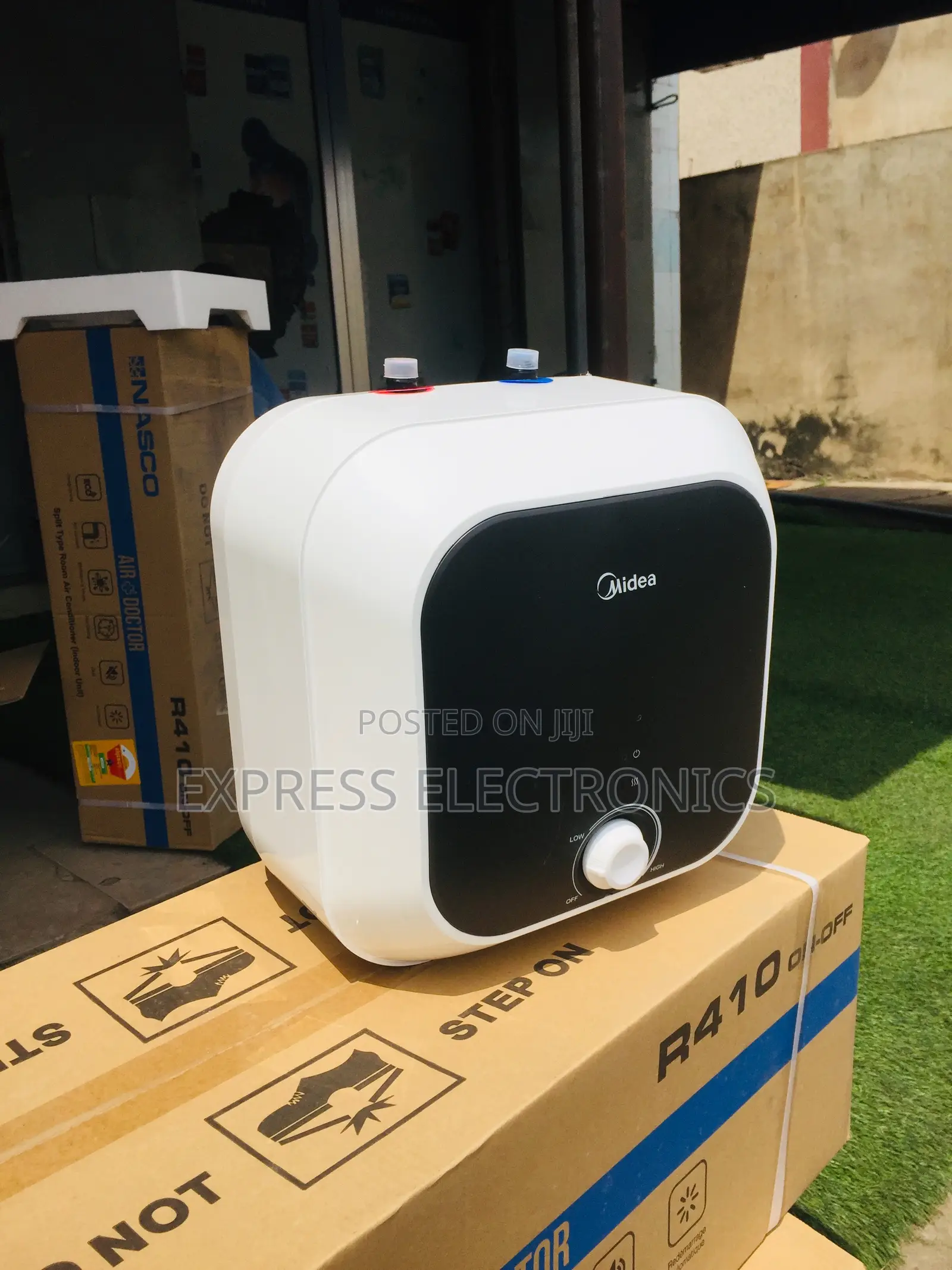 Glassline Tank Midea Water Heater 15L White