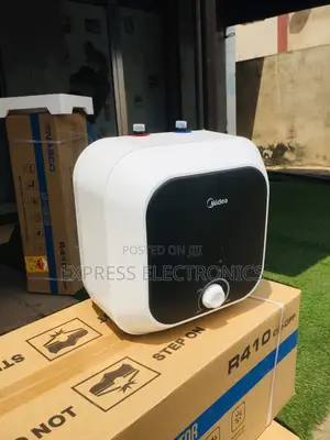 Glassline Tank Midea Water Heater 15L White