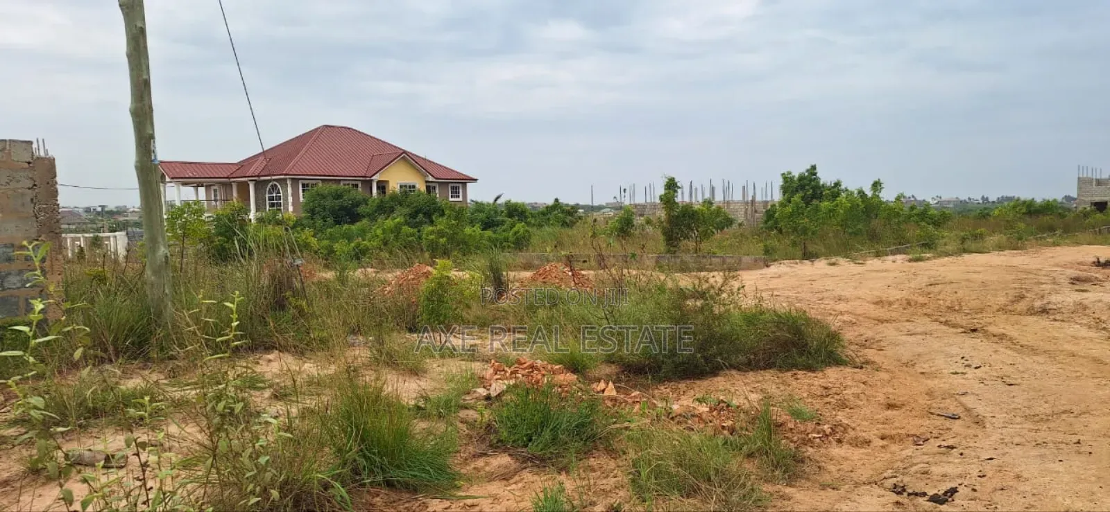 Pillars on Documented Lands at Prampram Beach Lane