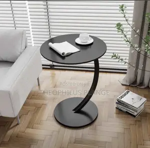 Curved Mable Side Table, Coffee / Bedside Table