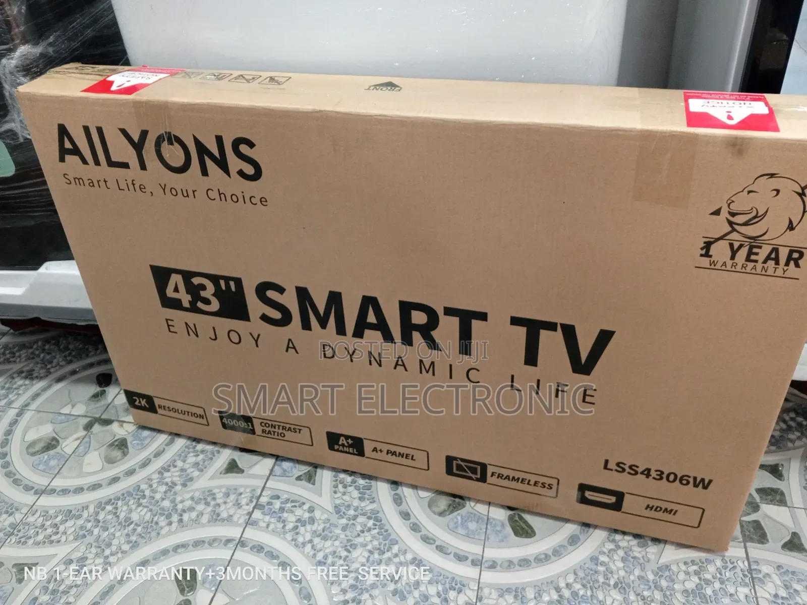 43inches Ailyons Television Television