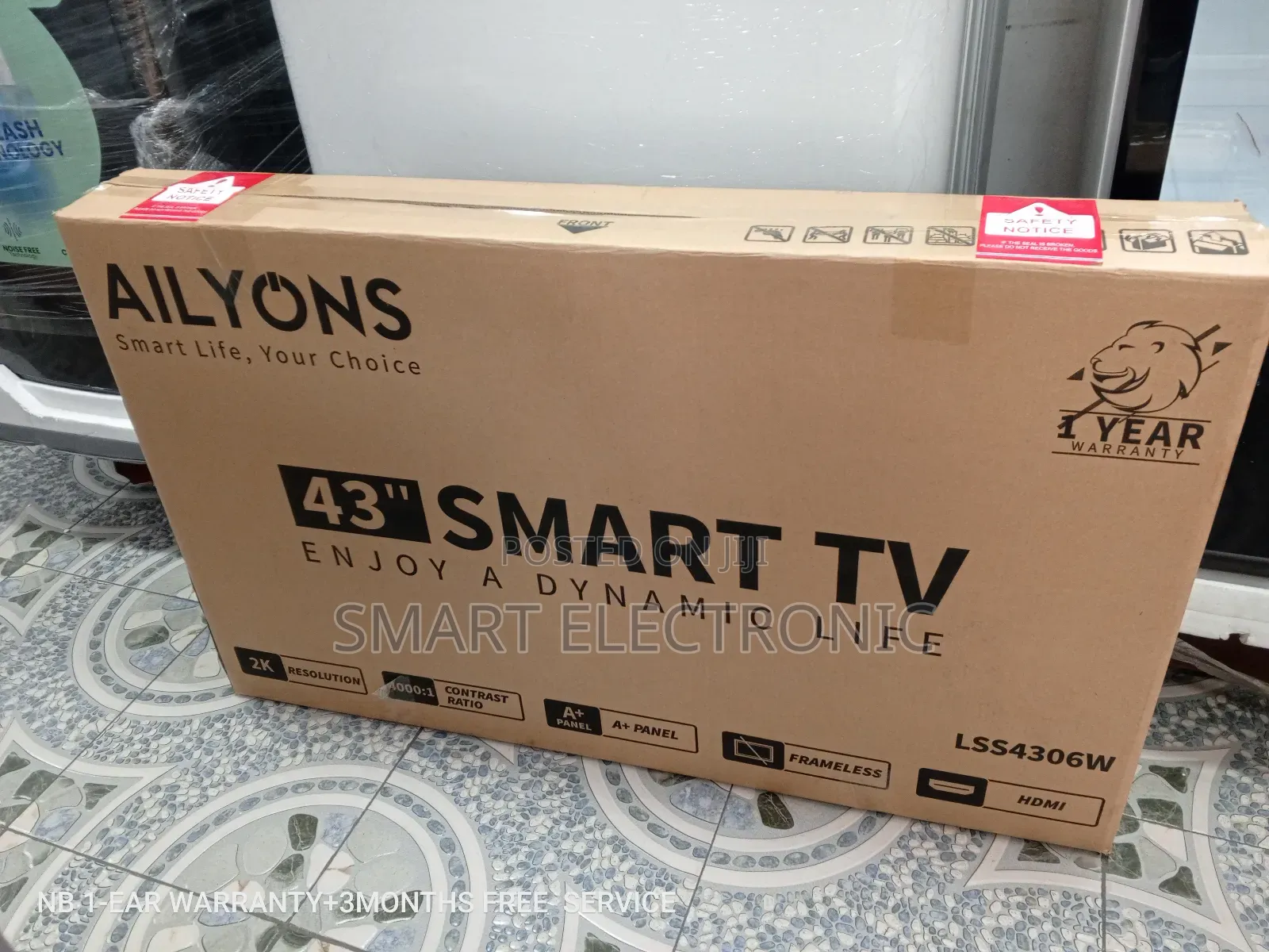 43inches Ailyons Television Television