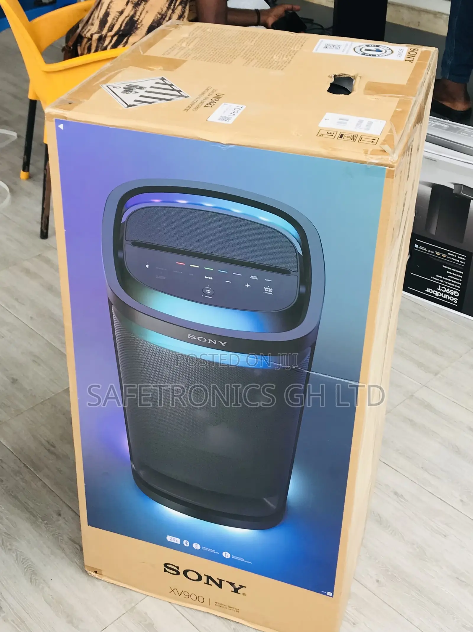 Original (Black) SRS-XV900 Bluetooth Wireless Sony Speaker