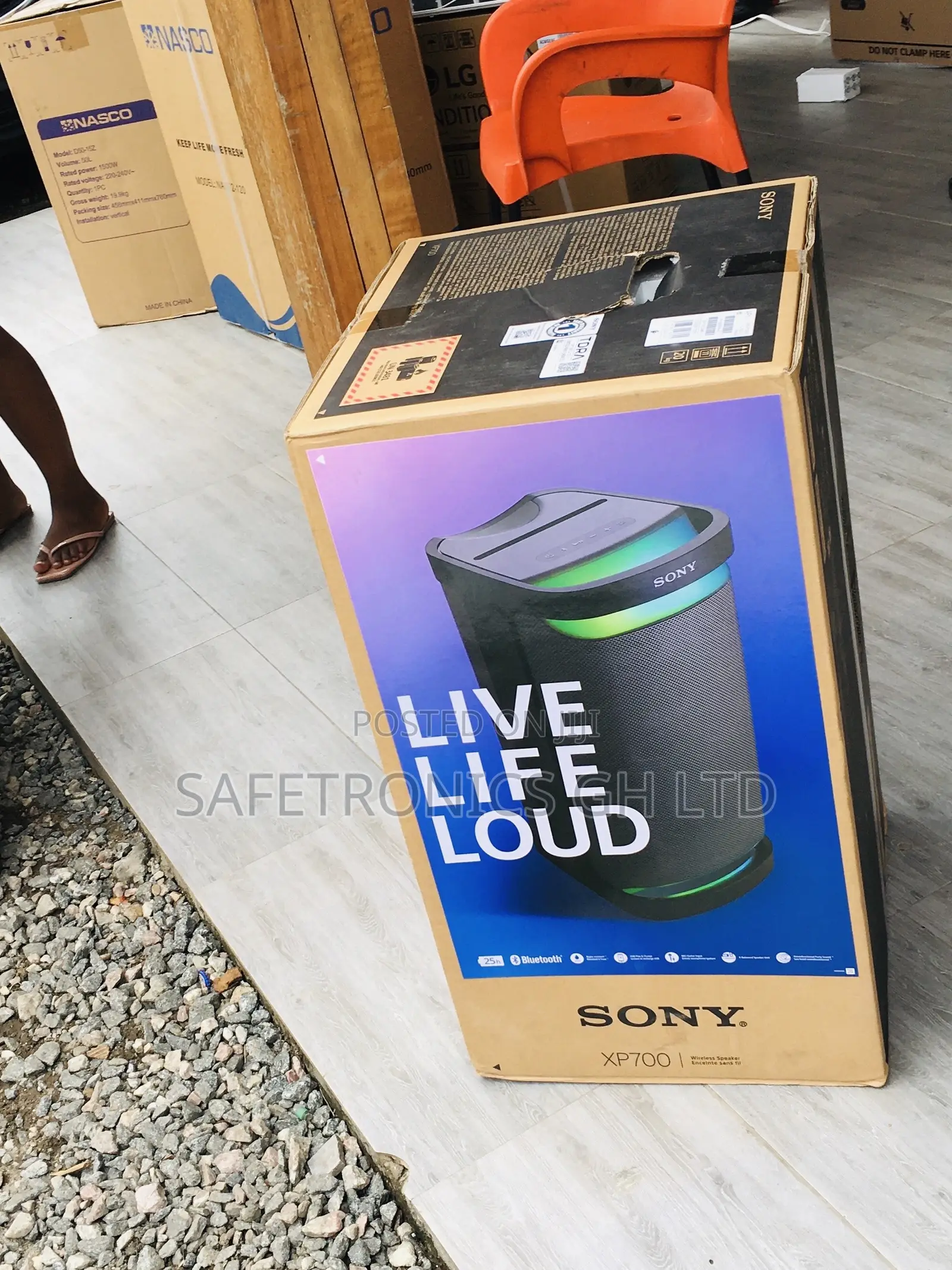 Elegant Bluetooth Wireless Sony SRS-XP500 Speakers