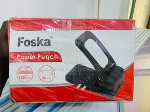 Durable Foska Office Heavy Duty Metal Manual Paper Punch .