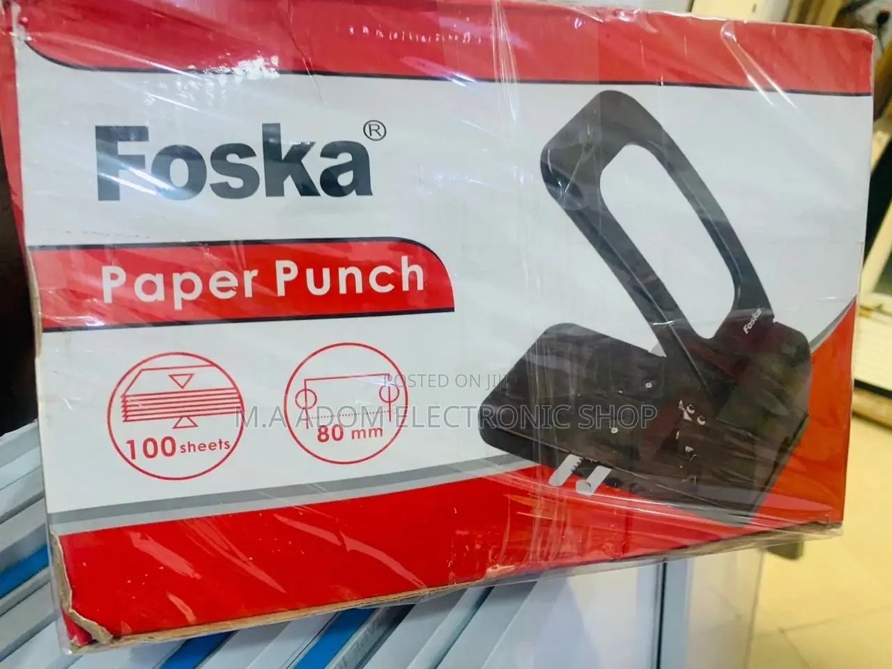 Buy Quality Foska Office Heavy Duty Metal Manual Paper Punch