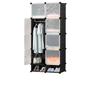Foldable Portable 8 Cubes With Shoe Rack