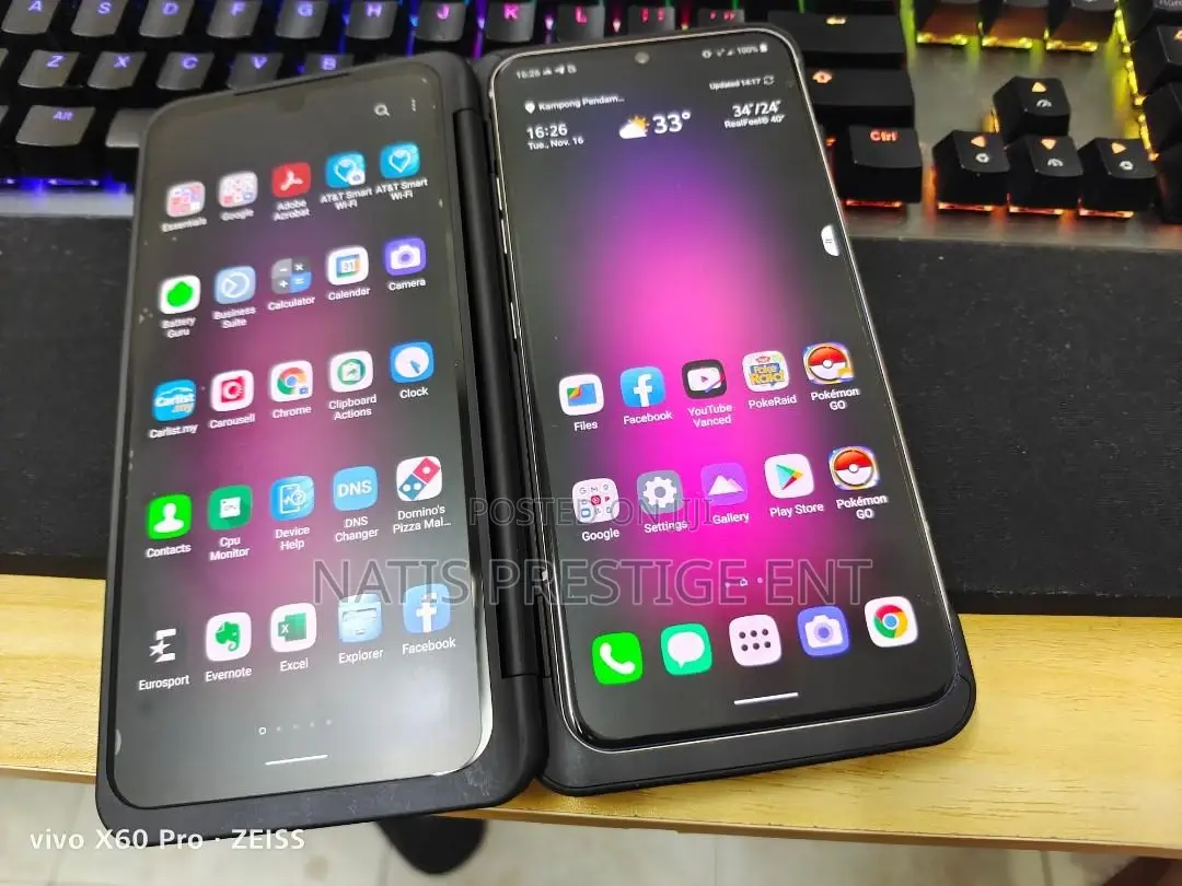 New LG V60 ThinQ 5G UW 128 GB Black