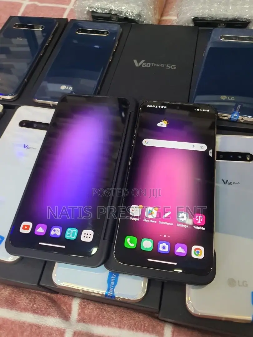 New LG V60 ThinQ 5G UW 128 GB Black