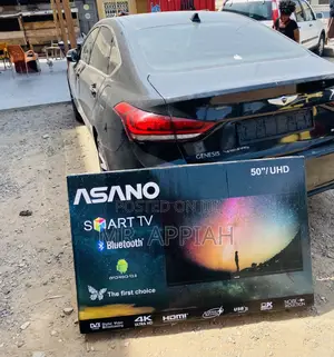 Sleek Asano 50 Inch Ultra Hd Smart Electric Television.