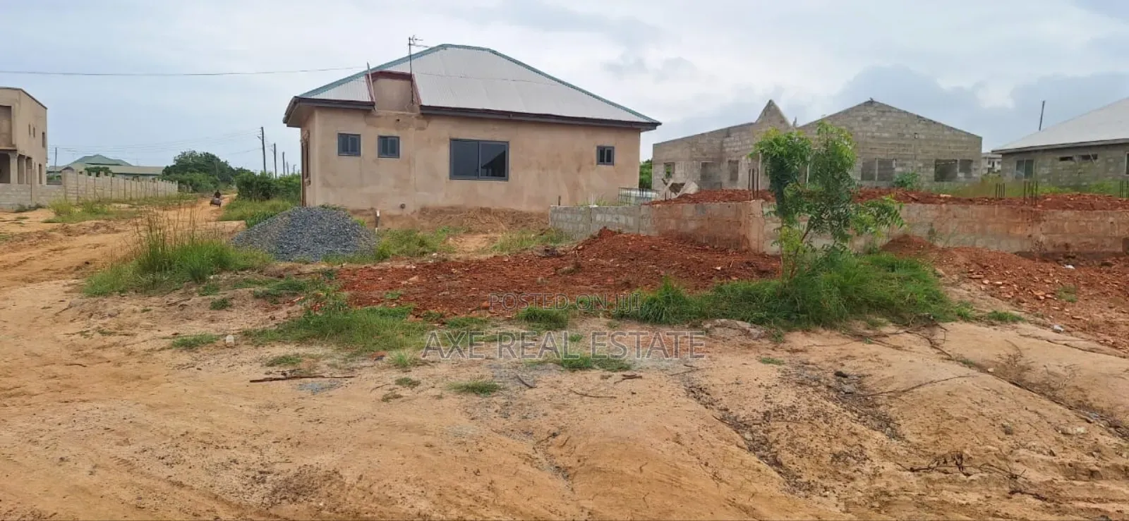 Site and Indenture Is Free on Plots at Prampram Beach Road