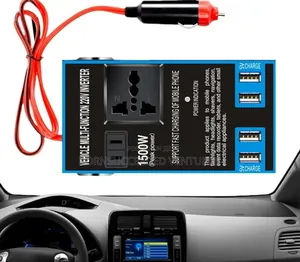 Car Power Inverter, 12v/24v to 220V Automatic Converter