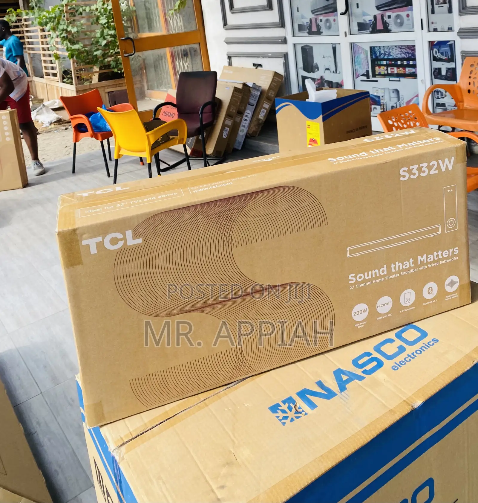 Brand New TCL S332W Sound Bar With Remote Control(200W)