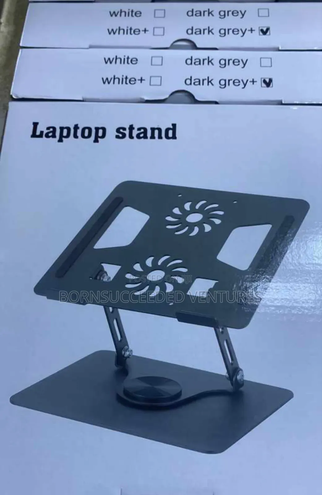 Adjustable Laptop Stand With Fan