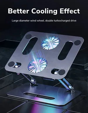 Adjustable Laptop Stand Holder With Cooling Fan