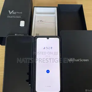 New LG V60 ThinQ 5G UW 128 GB Black