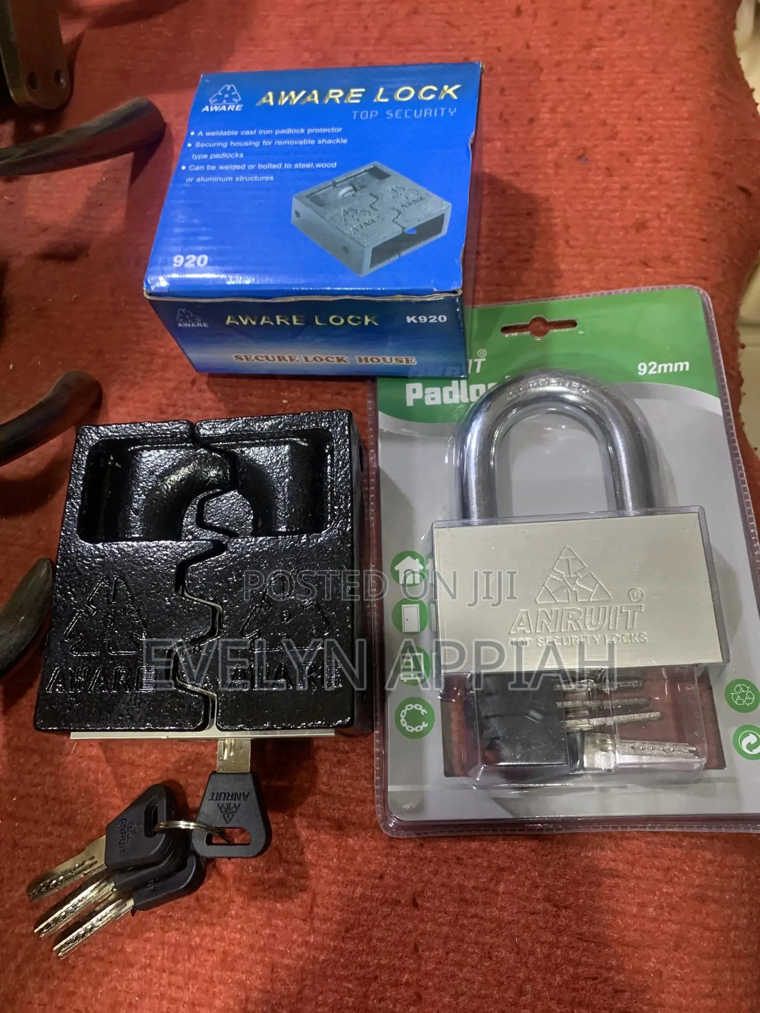 Welded Cast Iron Padlock Big Size