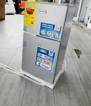 Quality Nasco Nas 2-120 Double Door Electric Fridge(Silver).