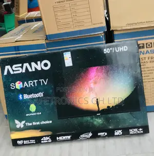 50 Inches Asano LED Smart UHD (Black) Tv