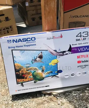43 Inches LED Smart Full HD Nasco (Black) Tv 