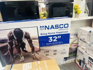 Available Now Slim FHD Satellite 32”Nasco Television