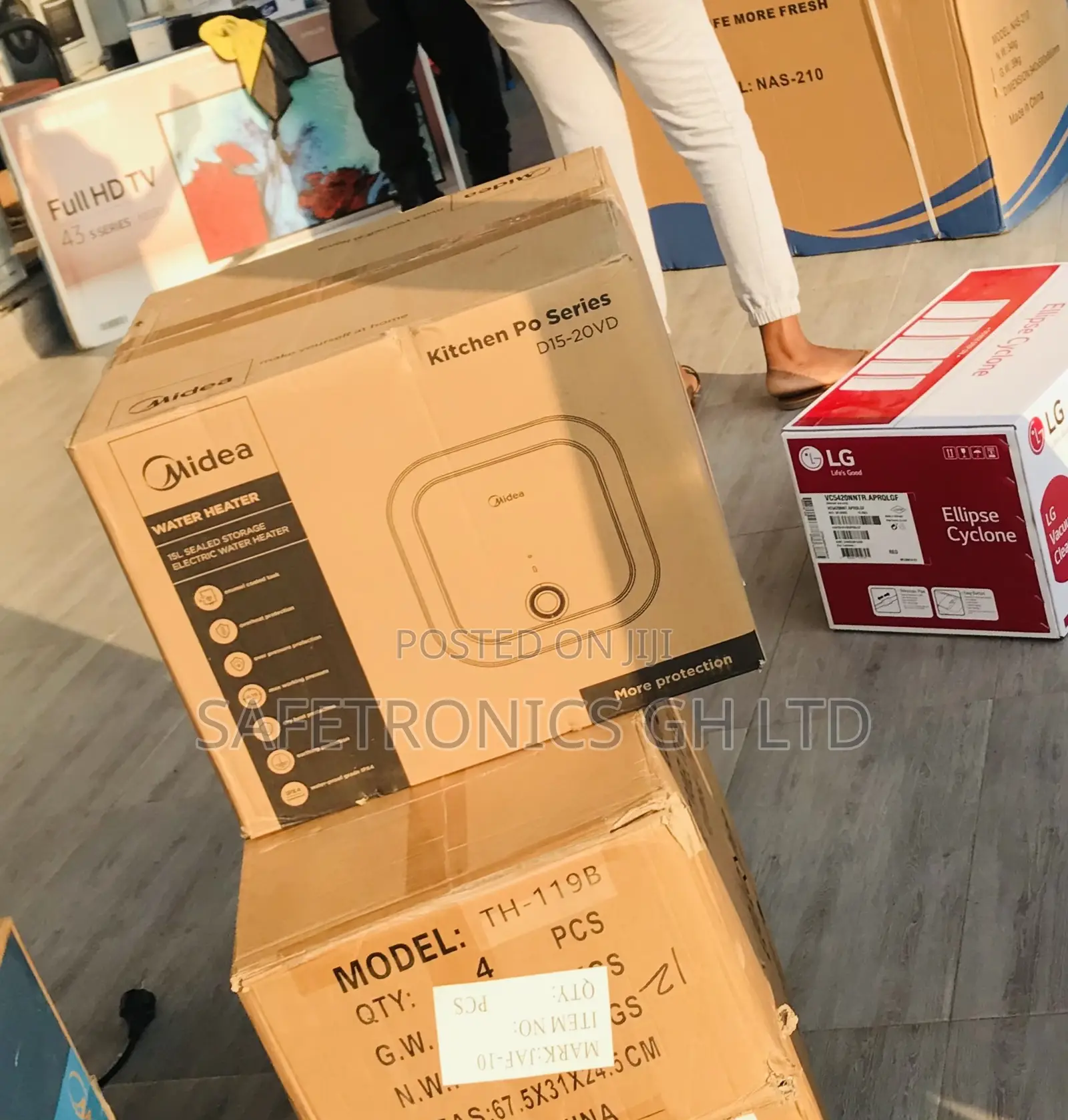 Grab Affordable Water Heater 15 Liters Midea White