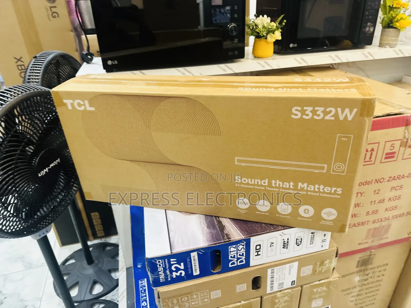Available Now Soundbar S332W Sound System TCL