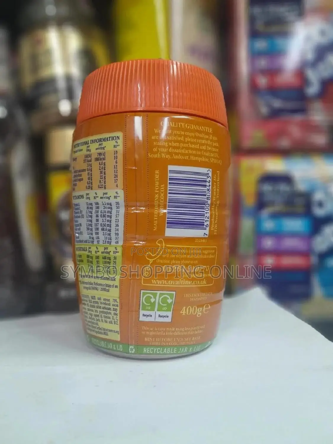 Ovaltine Malted Chocolate Milk 400g